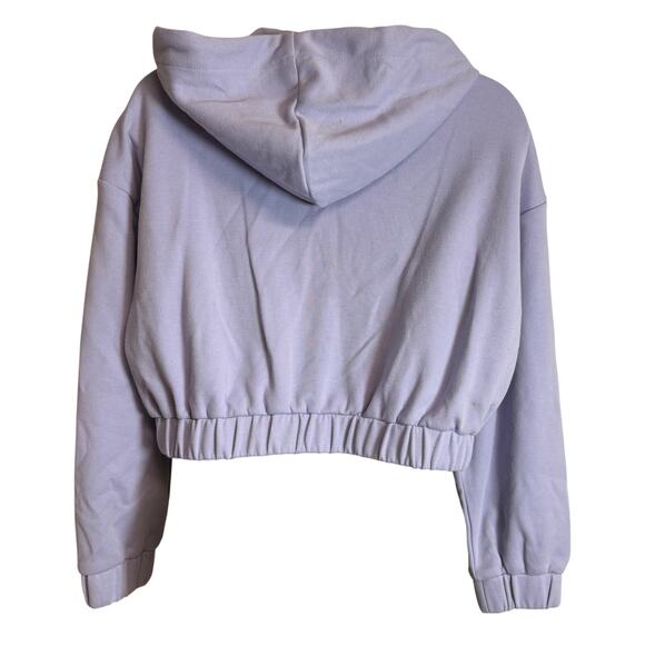Halara Women Crop Hoodie Jacket Size XS Extra Small Purple Long Sleeve NWT New - Picture 7 of 10